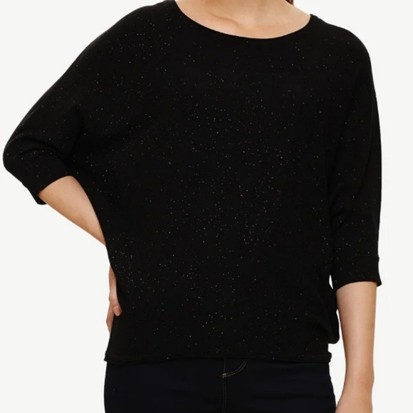 Cassis Glitter Batwings knit sz S/M in Black - Picture 1 of 7